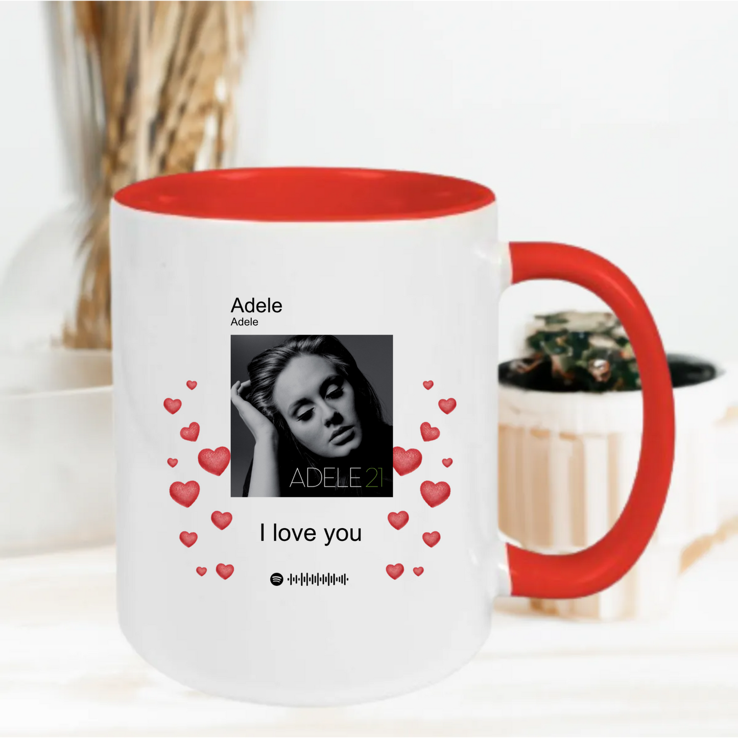 Gepersonaliseerde Spotify Code Mok – Foto & Lied Ontwerp