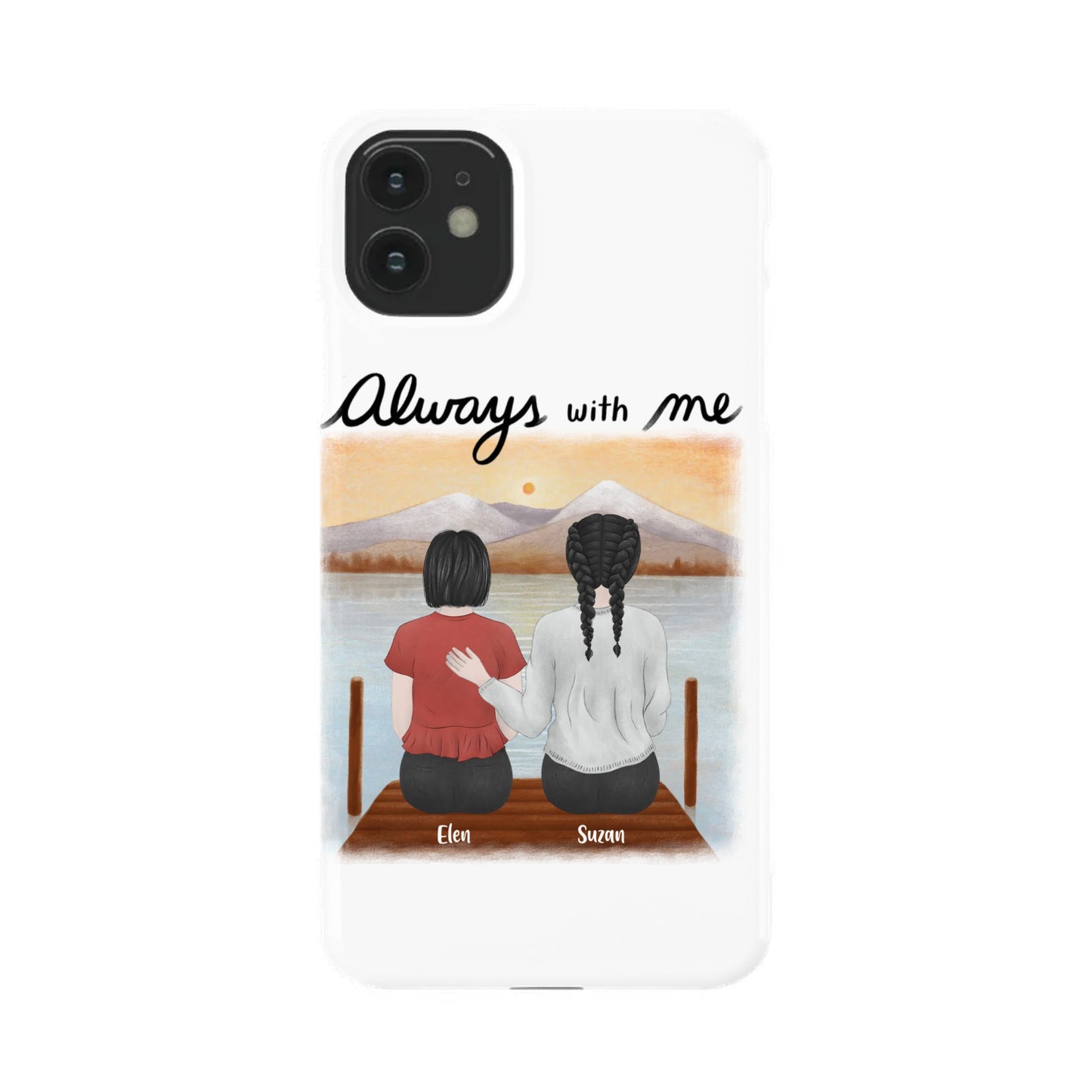 Ouders altijd bij mij ontwerpen iPhone 11 telefoonhoesje