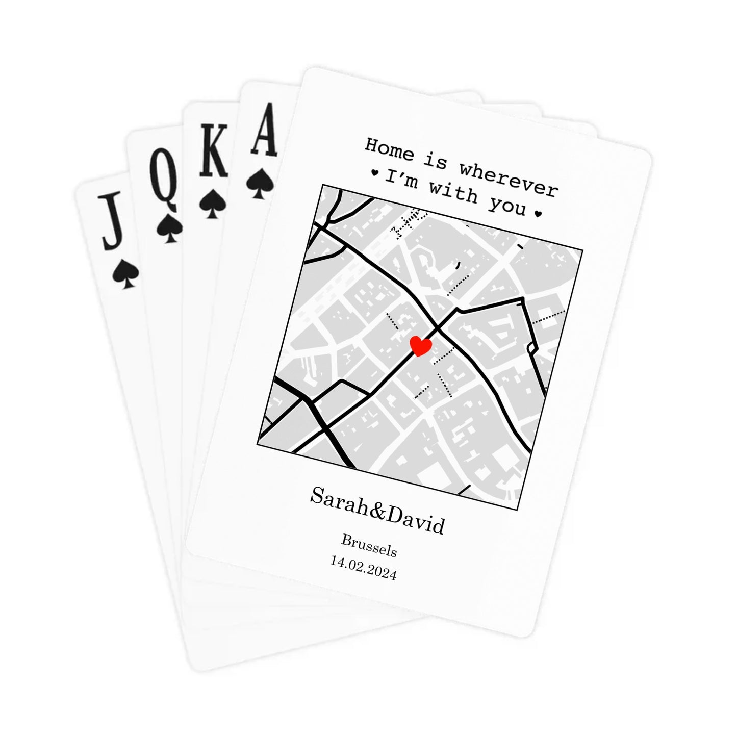 Gepersonaliseerde pokerkaarten