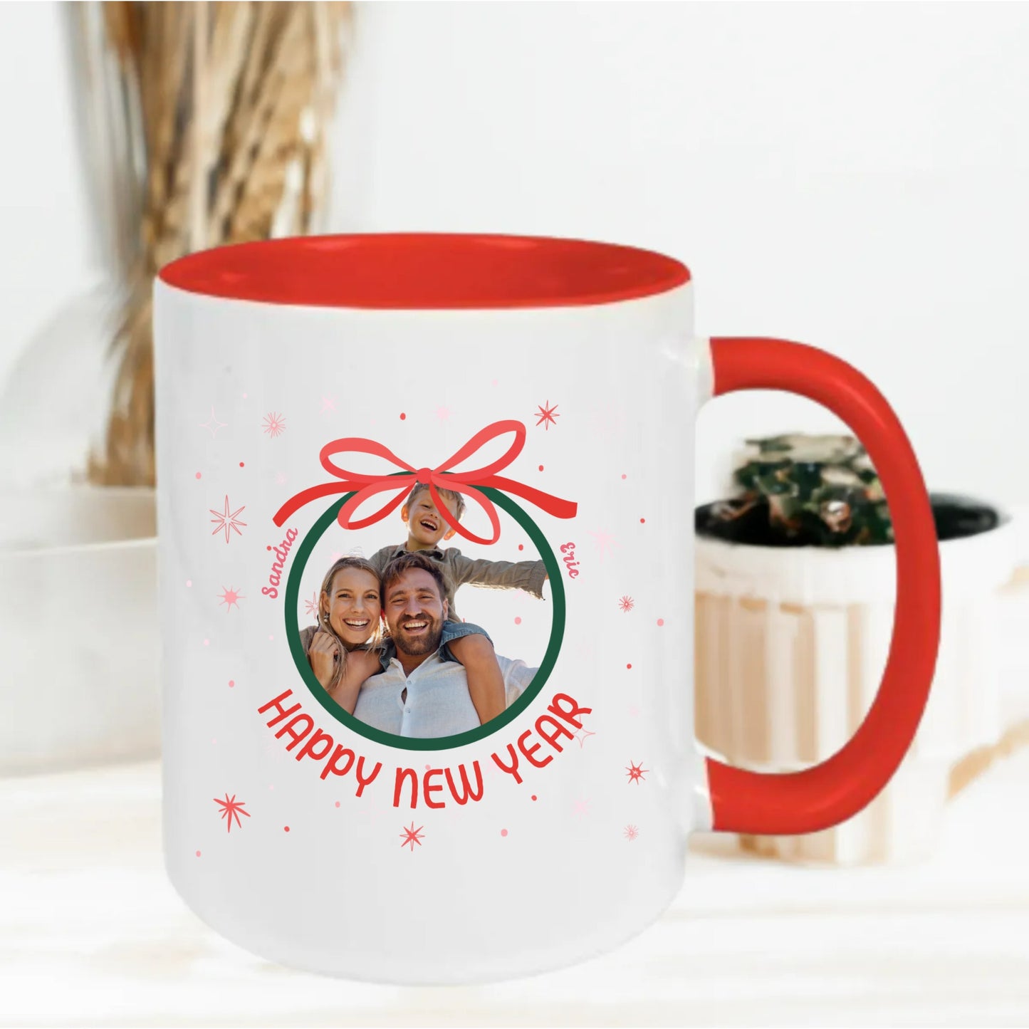 Personaliseerbare Nieuwjaar Fotomok