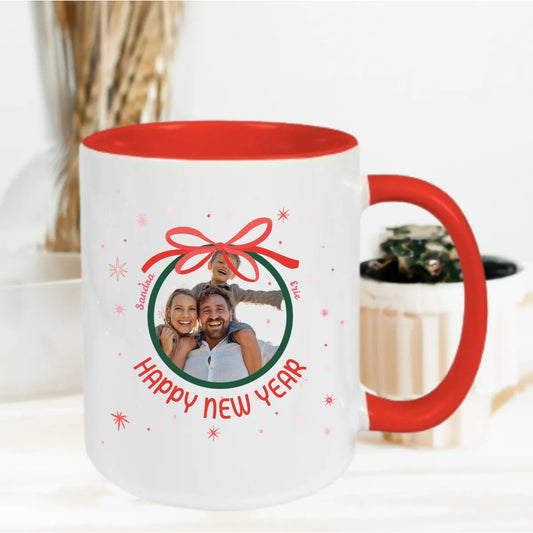 Personaliseerbare Nieuwjaar Fotomok