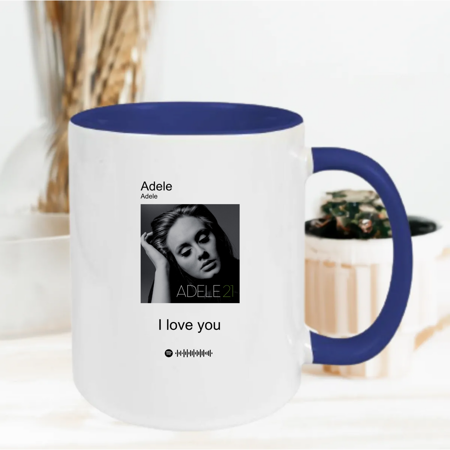 Gepersonaliseerde Spotify Code Mok – Foto & Lied Ontwerp