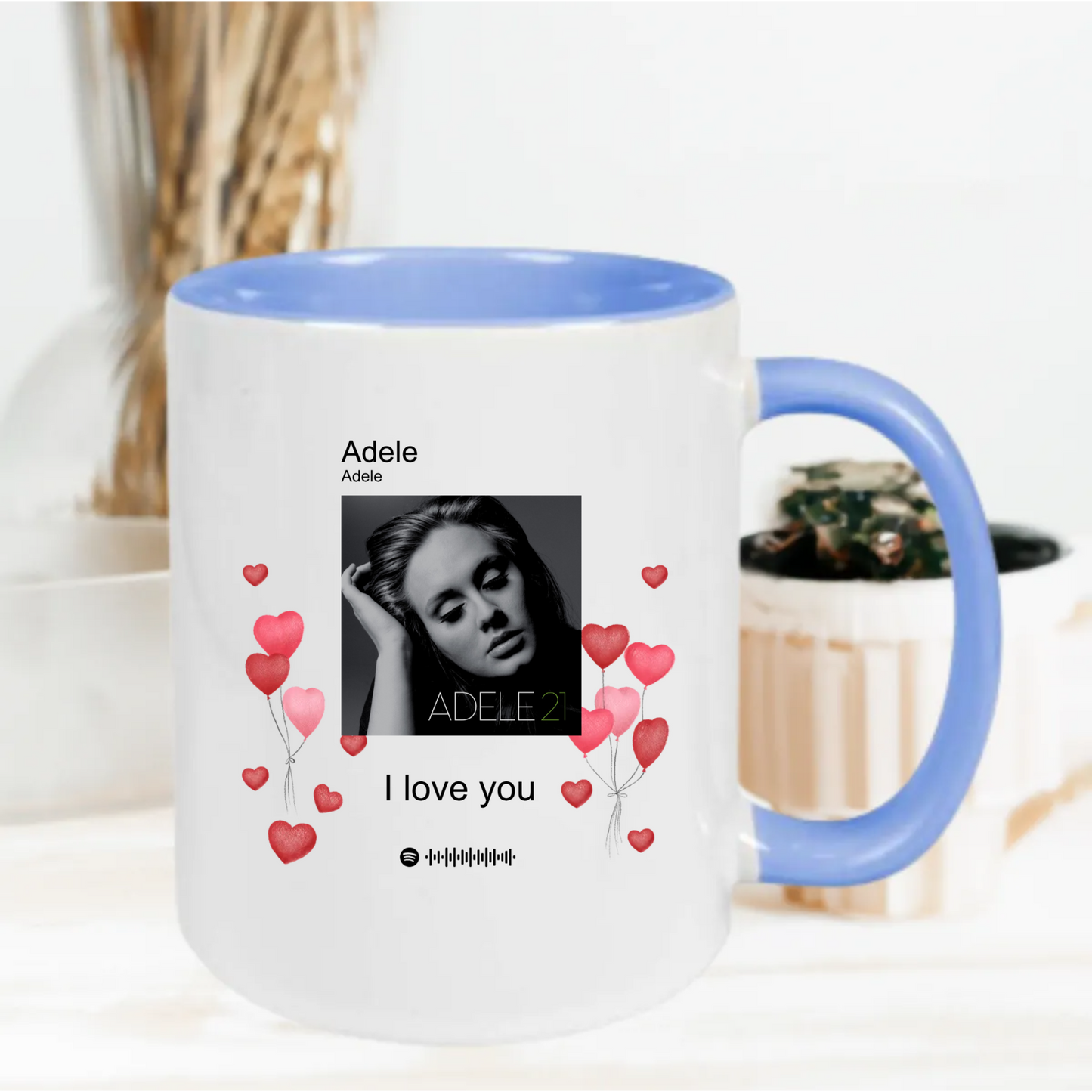 Gepersonaliseerde Spotify Code Mok – Foto & Lied Ontwerp