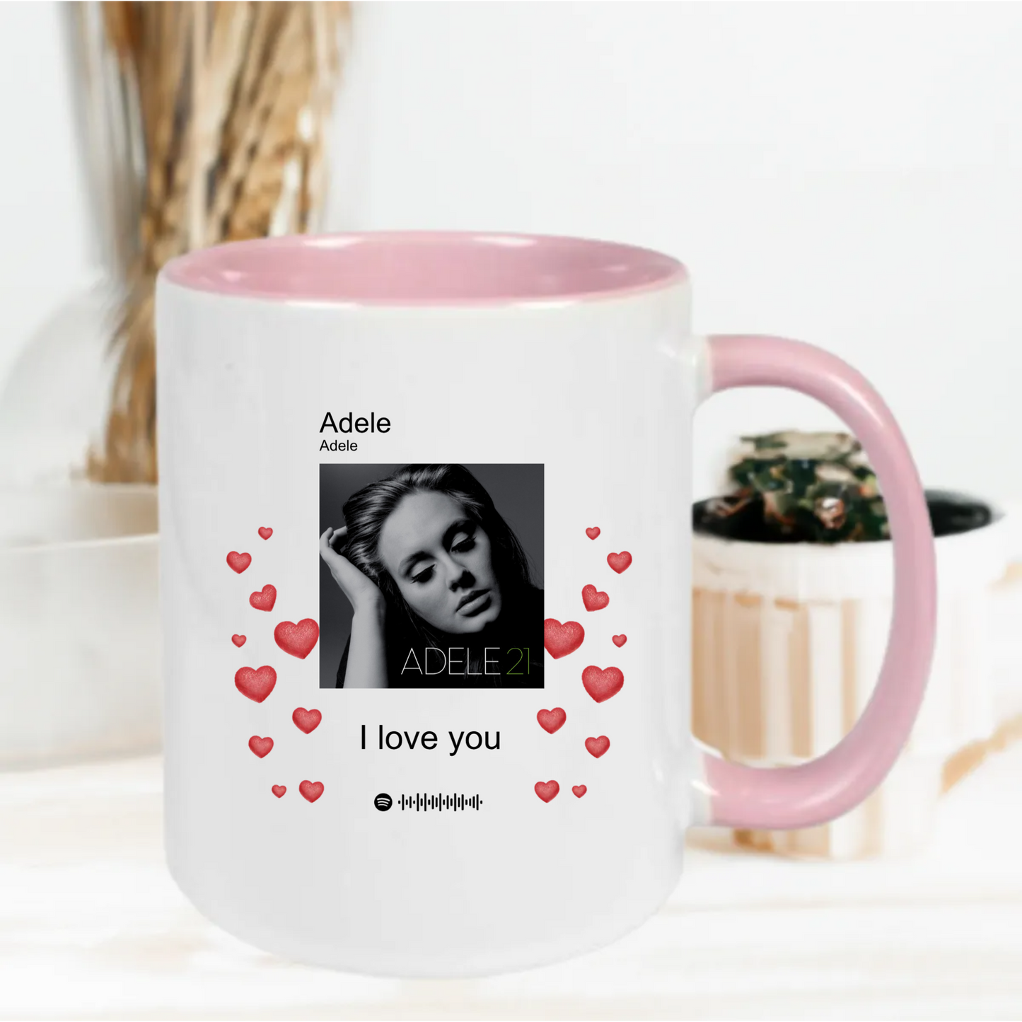 Gepersonaliseerde Spotify Code Mok – Foto & Lied Ontwerp