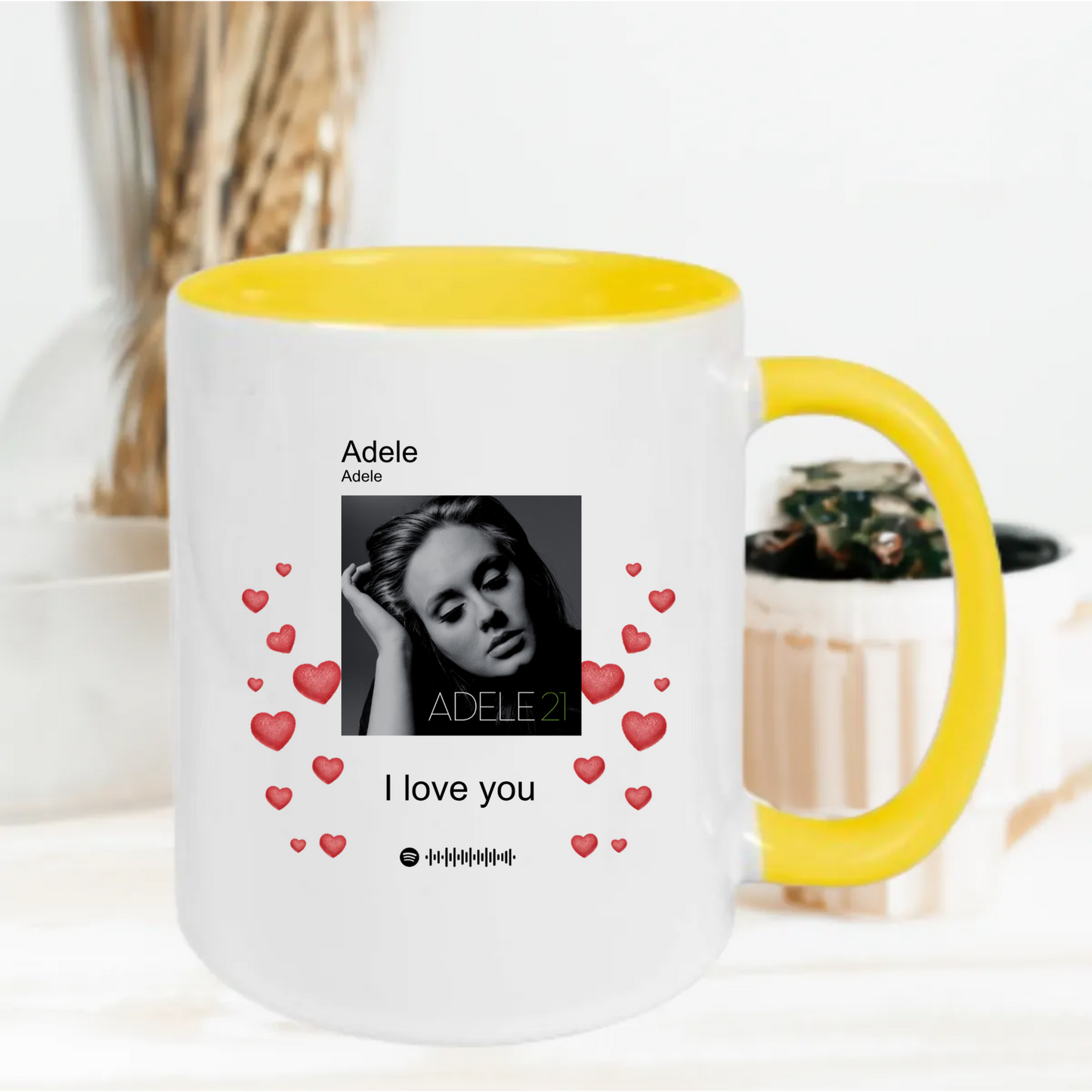 Gepersonaliseerde Spotify Code Mok – Foto & Lied Ontwerp