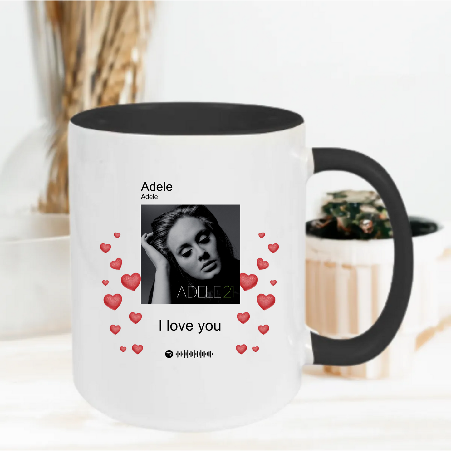 Gepersonaliseerde Spotify Code Mok – Foto & Lied Ontwerp