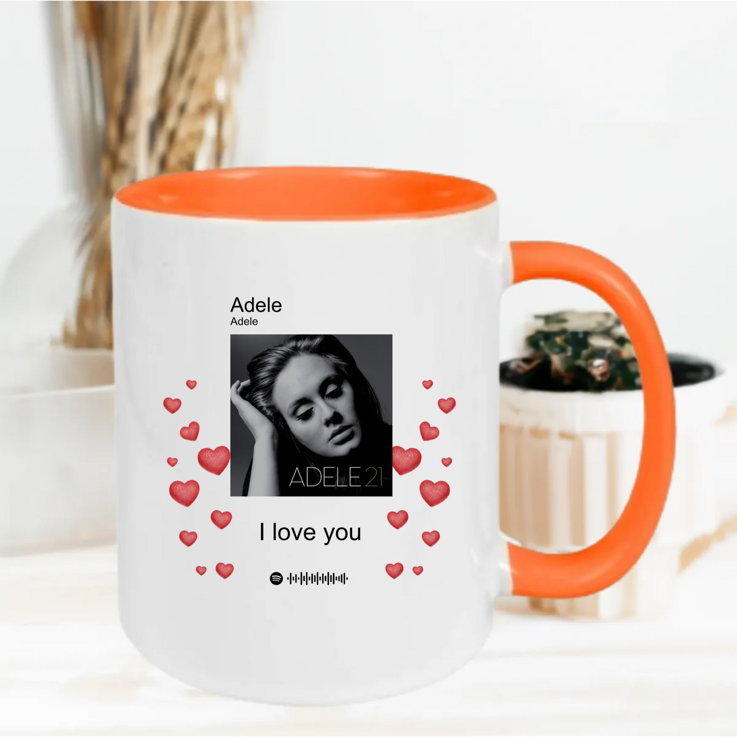 Gepersonaliseerde Spotify Code Mok – Foto & Lied Ontwerp