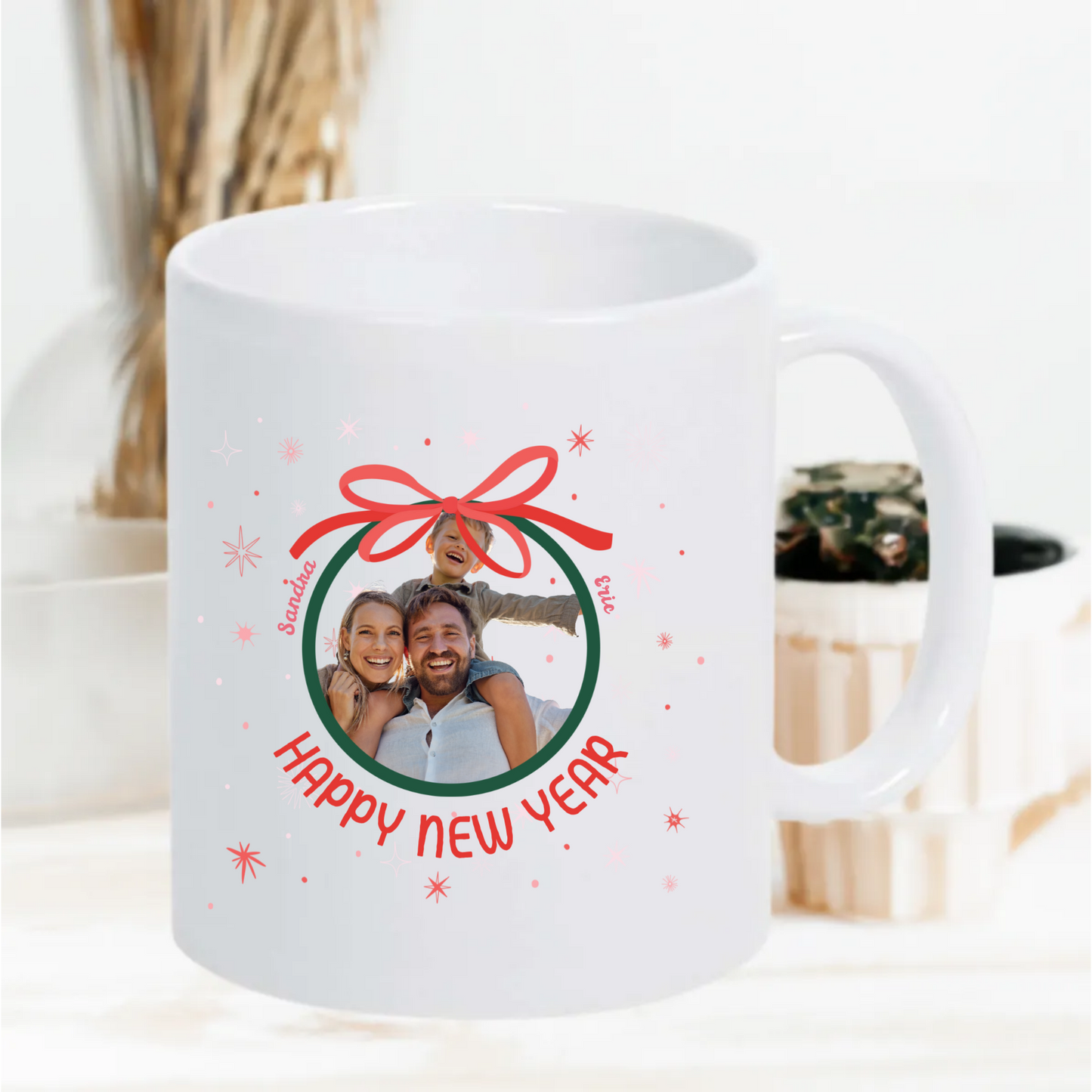 Personaliseerbare Nieuwjaar Fotomok