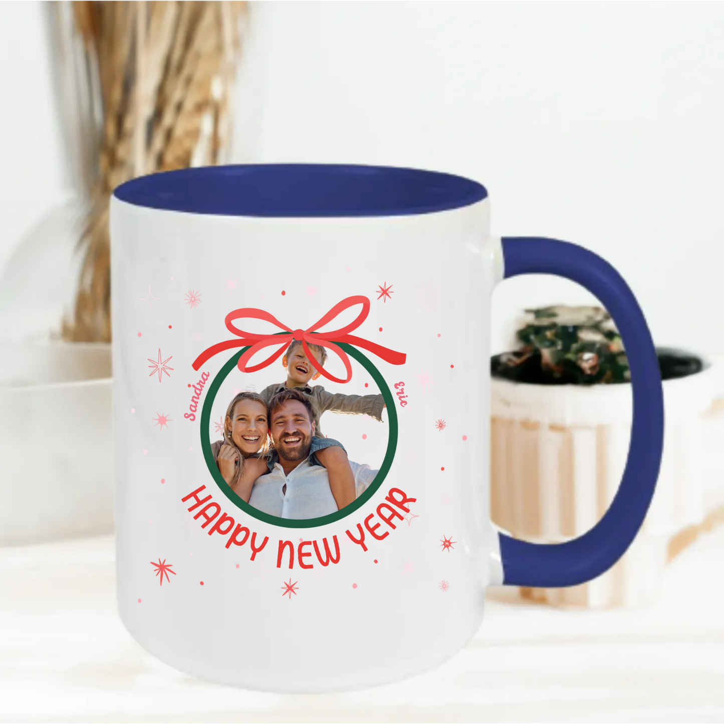 Personaliseerbare Nieuwjaar Fotomok