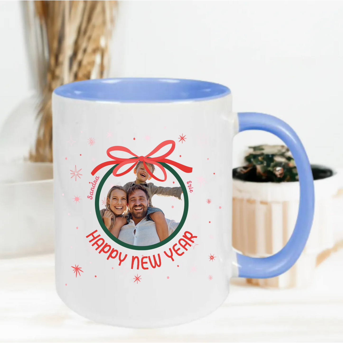 Personaliseerbare Nieuwjaar Fotomok