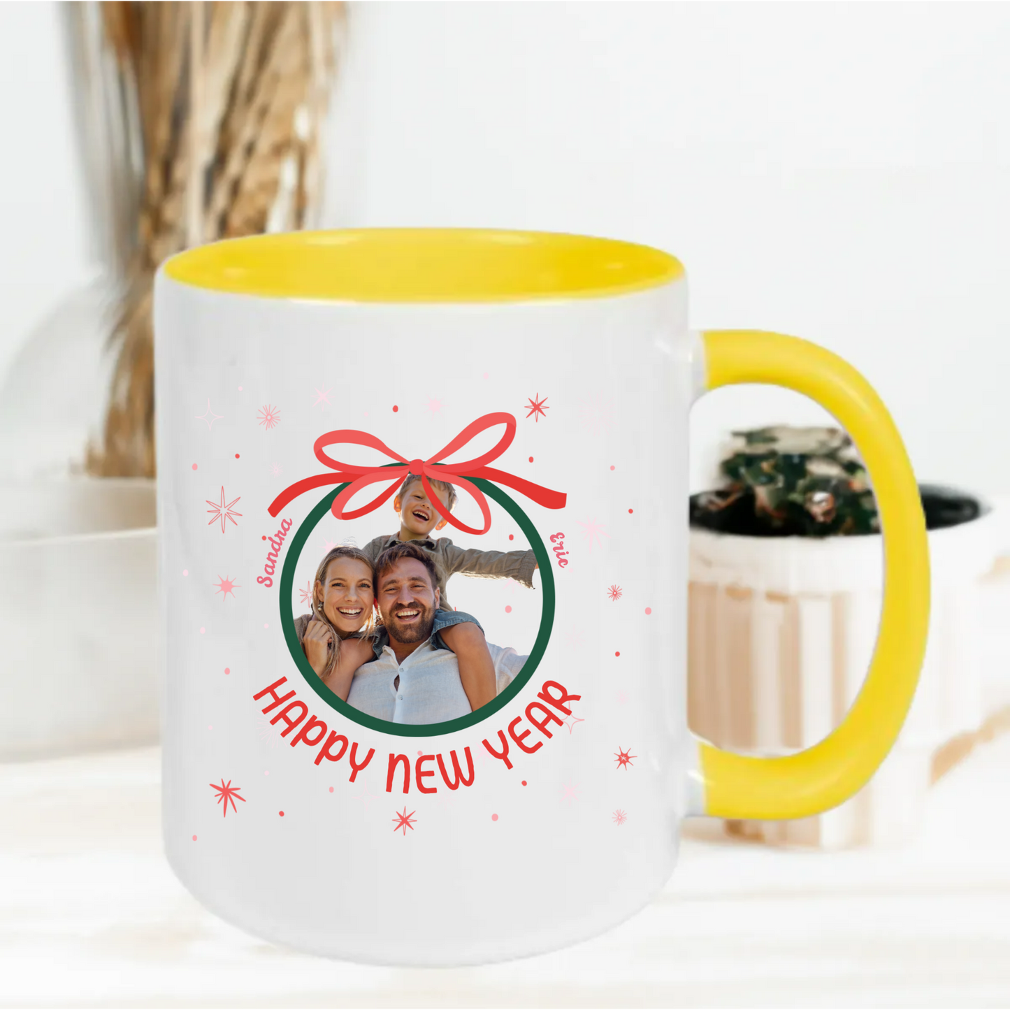 Personaliseerbare Nieuwjaar Fotomok