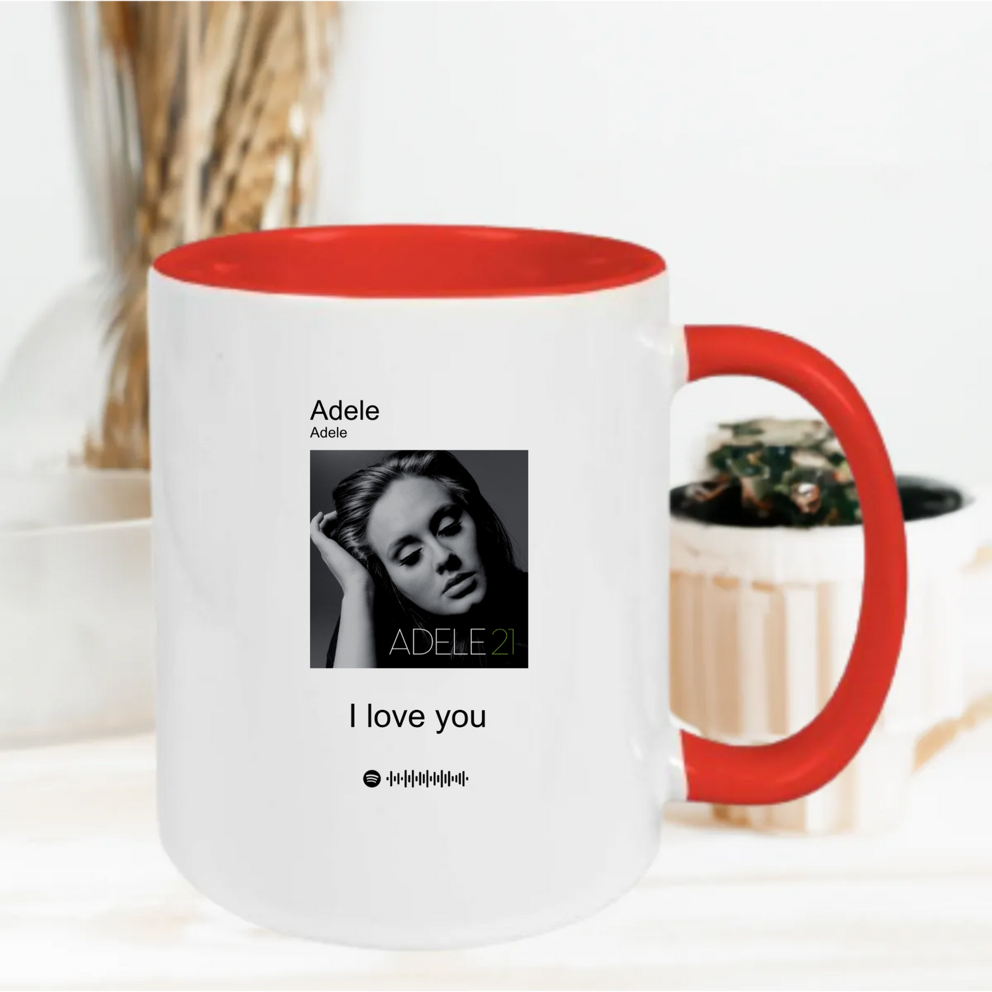 Gepersonaliseerde Spotify Code Mok – Foto & Lied Ontwerp