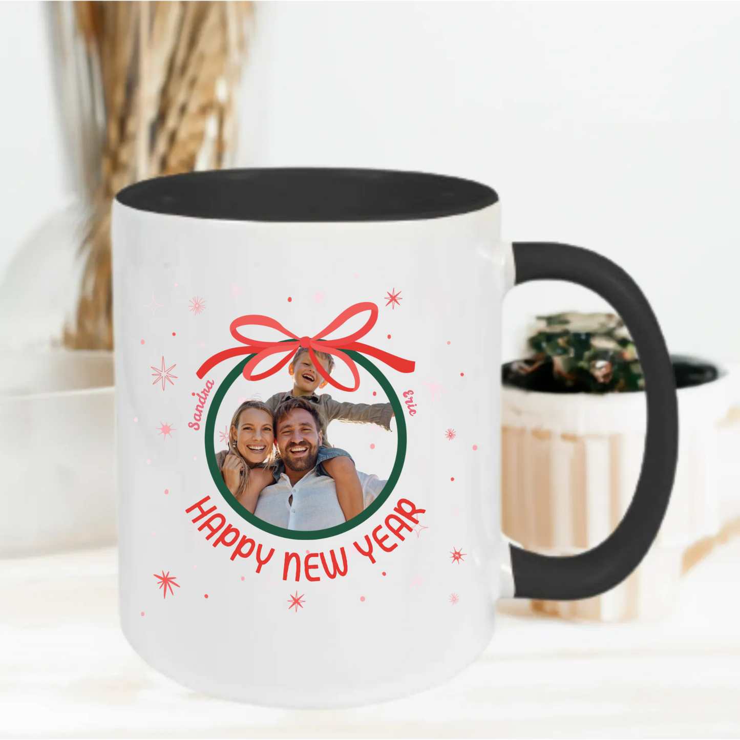 Personaliseerbare Nieuwjaar Fotomok