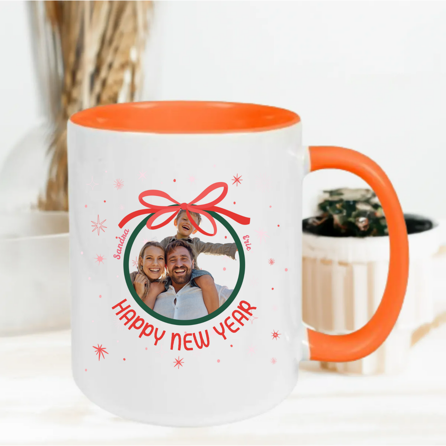 Personaliseerbare Nieuwjaar Fotomok