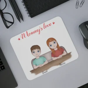 Gepersonaliseerde "mommy's love" bedrukte muismat