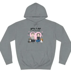 Sweatshirt met koppels en vriendelijke hond(en) designs